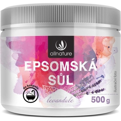 Allnature Epsomska Sol Levandula 500 g