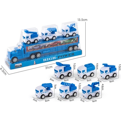 Armtoys ДЕТСКИ АВТОВОЗ С 3 СТРОИТ. КОЛИ В БЛИСТЕР 31 СМ