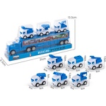 Armtoys ДЕТСКИ АВТОВОЗ С 3 СТРОИТ. КОЛИ В БЛИСТЕР 31 СМ - armtoys