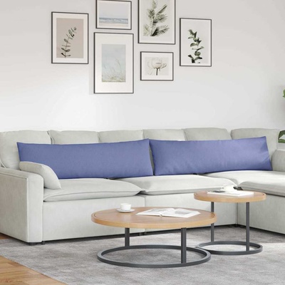 vidaXL Диван възглавници 2 pcs Дънково син 145 x 40 см текстил (42013839)