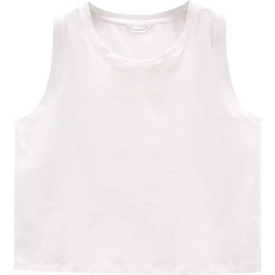 Jeanne Baret Дамски топ Jeanne Baret Women's Polynesia Sleeveless T-Shirt Top - B. Co Gesso / White - размер 38 (EU) (916-6700-0112)