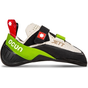 Ocun Обувки с велкро Ocun Jett QC Climbing shoes - Grey / Green - размер 40 (EU) (301-0995-0116)