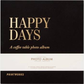 Fotoalbum HAPPY DAYS, čierna, Printworks
