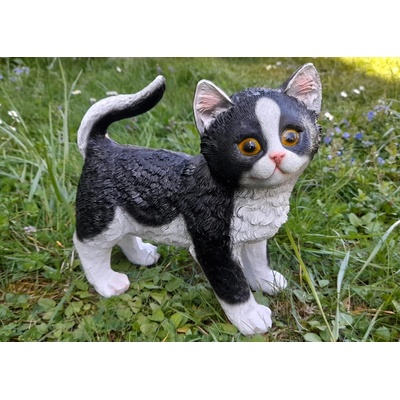 Prodex Import Kočka černobílá zahradní dekorace