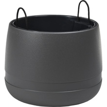 Lamela Mrazuvzdorný plastový kvetináč KOMA 480 mm tmavo sivý