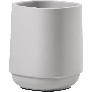 Zone Чаша за четка за зъби TIME, 10 см, светлосив, бетон, зона Дания (ZO28125)
