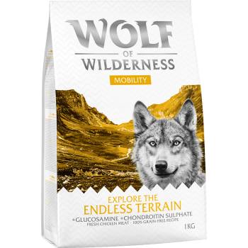 Wolf of Wilderness 1кг Adult Explore The Endless Terrain - Mobility Wolf of Wilderness храна за кучета, с пиле