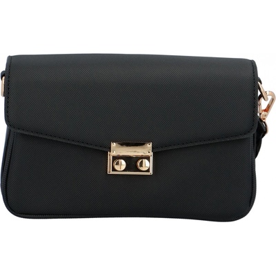 Módní dámská koženková crossbody Manuel černá