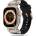 Tech-Protect Силиконова каишка за Apple Watch 6/7/8/9/10/SE/ Ultra 1-2 (44/45/46/49 mm) от Tech-Protect Delta Pro - Черен/Титанов (5906302307821)