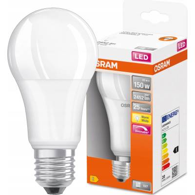 Osram LED žiarovka klasik, 20 W, 2 500 lm, teplá biela, E27 LED SST CLA150 17W/827 ADV FR E27