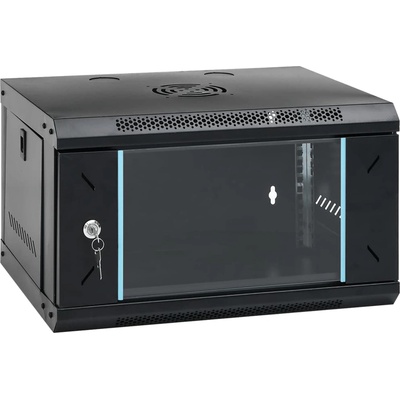 vidaXL 6U стенен мрежов шкаф 19" IP20 53x40x30 см (30258)