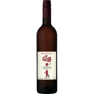 Chateau Selešťany Alibernet 12,5% 0,75 l (čistá fľaša)