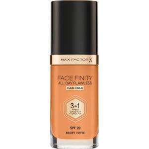 MAX Factor Facefinity All Day Flawless дълготраен фон дьо тен SPF 20 цвят 84 Soft Toffee 30ml