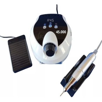 Verk 24497 Brúska na nechty s nástavcami 45000 rpm 80 W biela