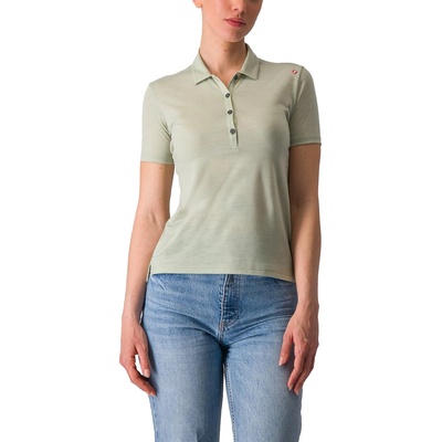 Castelli Merino W Polo Desert green