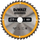 Pilové kotouče a pásy DeWALT DT1953 Pilový kotouč 216 x 30 mm, 40 zubů