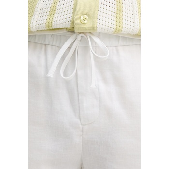 Frescobol Carioca Ленен къс панталон Frescobol Carioca мъжки в бяло 1241.01 (1241.01)