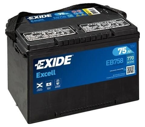 Exide Excell 12V 70Ah 740A EB708