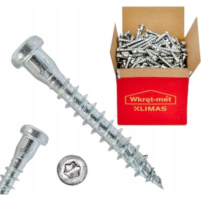 Skrutky do dreva Klimas Wkręt-Met 5 x 60 mm 250 ks