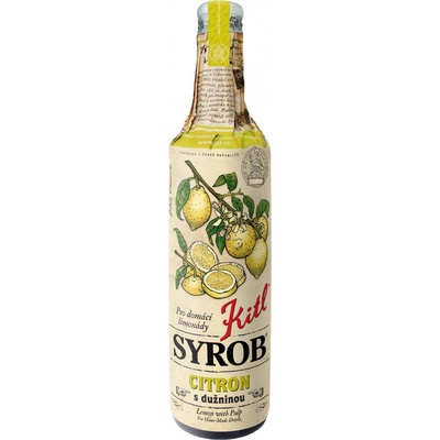 Kitl Syrob Bio Citrón s dužinou sirup pre domáce limonády 0,5 l