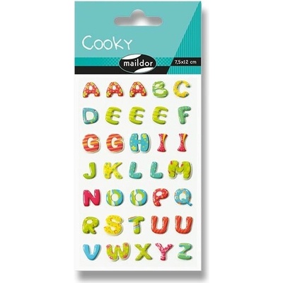 Maildor Samolepky 3D Cooky Abeceda