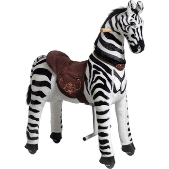 Ponnie mechanická jazdiacia zebra Dixi M
