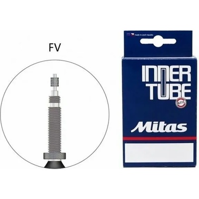 Mitas Tube 23 - 28 mm Велосипедна тръба Black 47.0 Presta (5-10340001-110L)