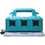 TOTAL Зарядно за Li-Ion батерии, 20V, 4A, TOTAL TFCLI2064 Industrial, 6 порта (UNI-011790)