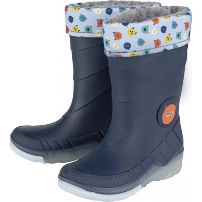 Lupilu gumáky s blikajúcim svetlom 100365432 navy modrá/modrá