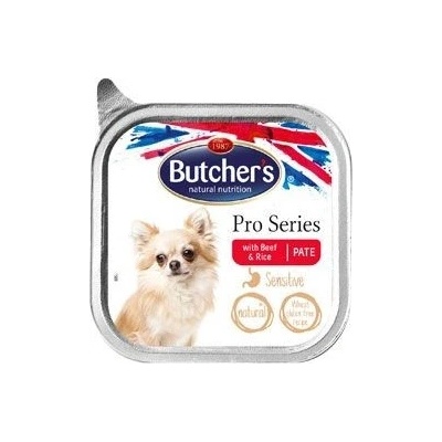 Butcher´s Pro Series s hovězím Sensitive paté 100 g