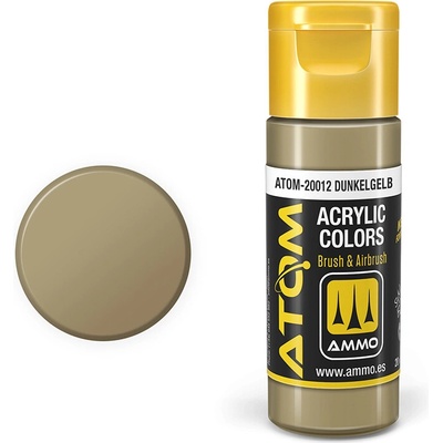 AMMO by MIG Jimenez ATOM COLOR Dunkelgelb 20ml
