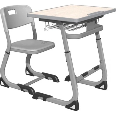 Регулируем Ученически Комплект smart solo up СИВ за Училища