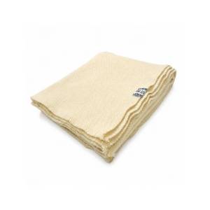 Interblanket Одеяло От 100% Натурална Мерино Вълна 150 × 200 См - Естествен Цвят На Вълната | Меко, Топло И Дишащо