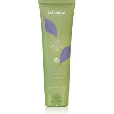 Echosline No Yellow Mask маска за коса неутрализиращ жълтеникавите оттенъци 300ml