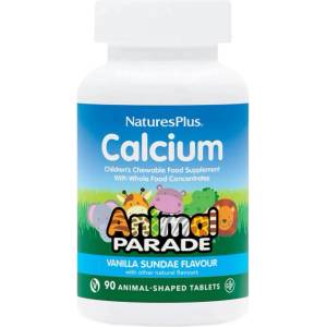 Animal Parade Calcium for Kids 250 mg [90 Дъвчащи таблетки] Ванилия