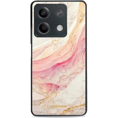 Mobiwear Glossy Xiaomi Redmi Note 13 5G - G027G - Růžový a zlatavý mramor