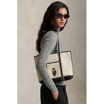Ralph Lauren шопинг чанта дамска от памук (428980460)