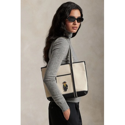 Ralph Lauren шопинг чанта дамска от памук (428980460)