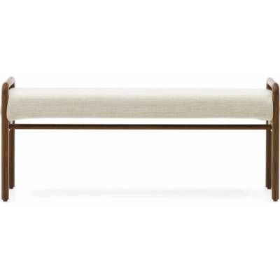 Kave Home Macaret béžová/bílá/přírodní 120 cm