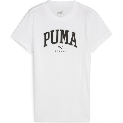 PUMA Тениска Puma Women's Squad Graphic Regular Fit T-Shirt - Puma White