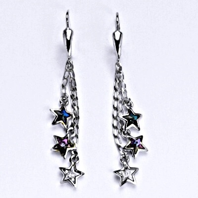 Čištín 162364289 s krystaly Swarovski hvězdičky na řetízku NK 1326/3/20