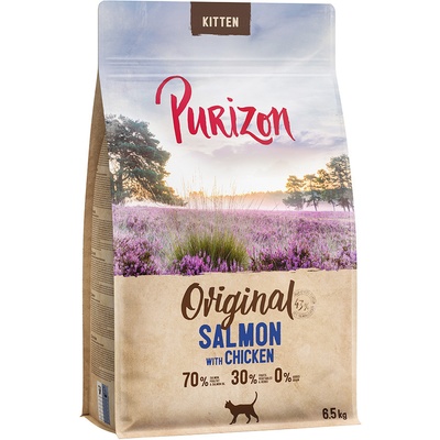 Purizon pro koťata losos s kuřecím bez obilovin 2 x 6,5 kg
