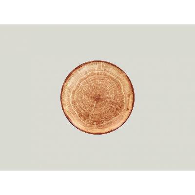 RAK Porcelain Woodart talíř mělký coupe 21 cm světle hnědá RAK-WDNNPR21TB