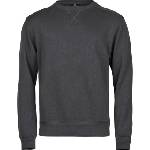 TEE JAYS tj5504 interlock / Мъжки суитшърт с оребрена каишка - тъмносив m (18550467002)