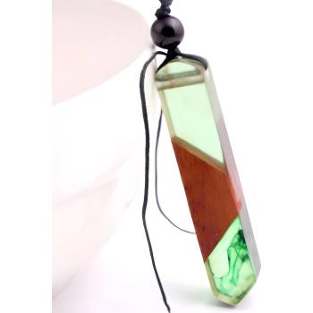 HARAHU Колие gr-5310 - Зелена kp5310 (gr-5310)