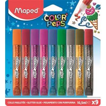 Maped Блестящо лепило, MAPED "ColorPeps", 9 различни цвята 813010 (813010)