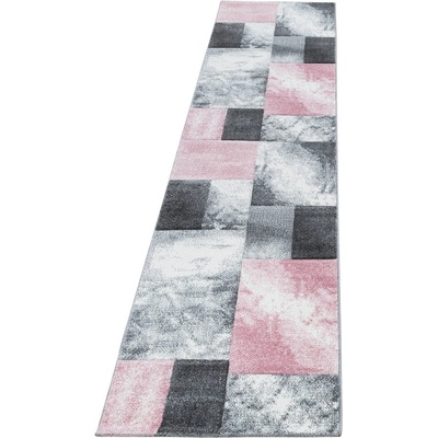 Ayyildiz Розово-сива пътека 80x300 cm Hawaii - Ayyildiz Carpets (HAWAII803001710PINK)