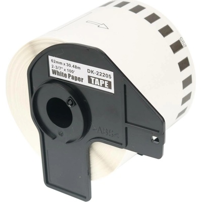 Alternativní etikety Brother DK-22205, 62mm x 30,48m, souvislé role