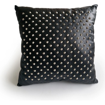 Black Label BDSM Studded Leather Cushion
