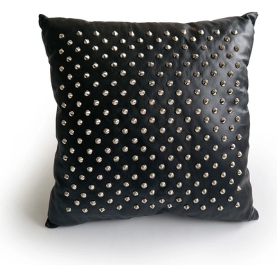 Black Label BDSM Studded Leather Cushion